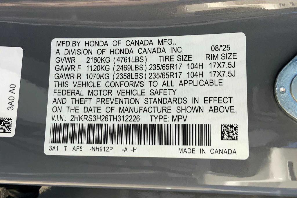 new 2026 Honda CR-V car