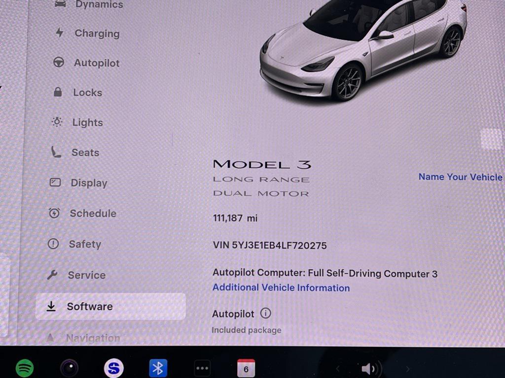used 2020 Tesla Model 3 car, priced at $16,651