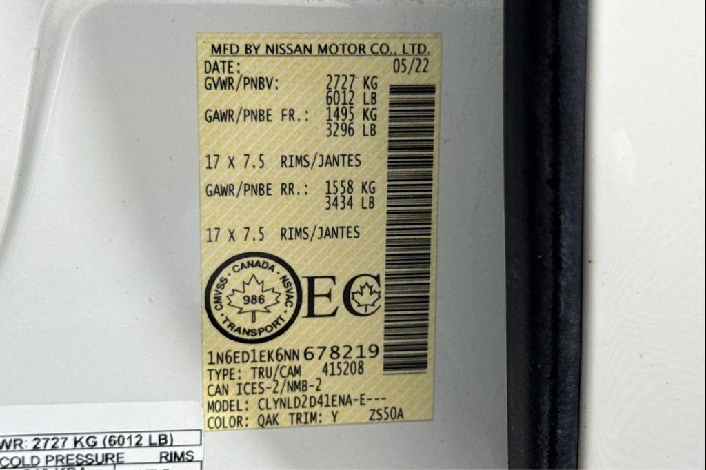 used 2022 Nissan Frontier car, priced at $36,995