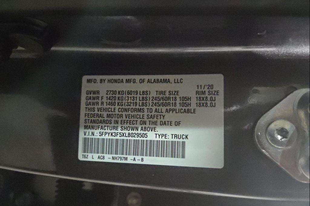 used 2020 Honda Ridgeline car, priced at $30,995