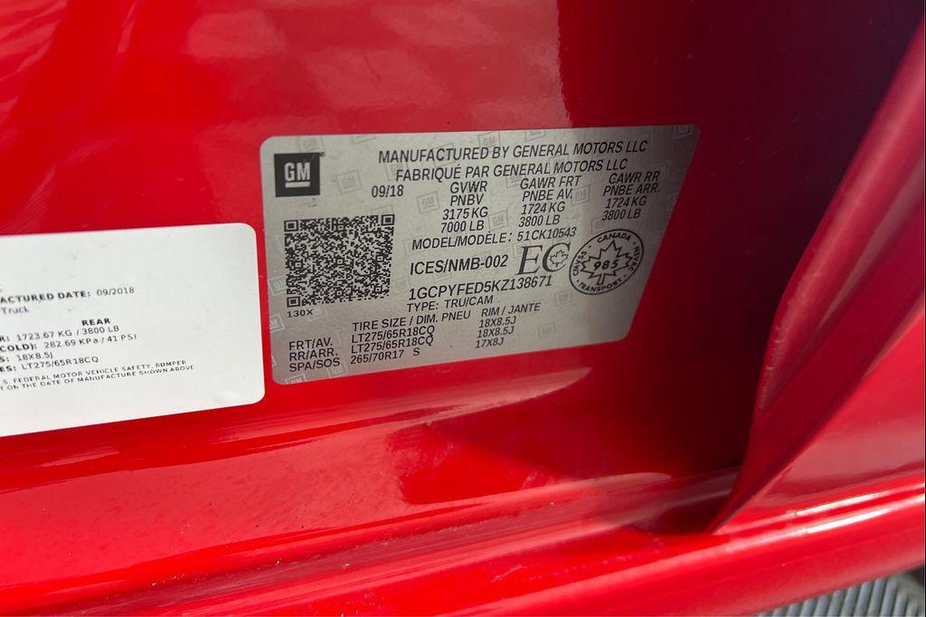 used 2019 Chevrolet Silverado 1500 car, priced at $31,995