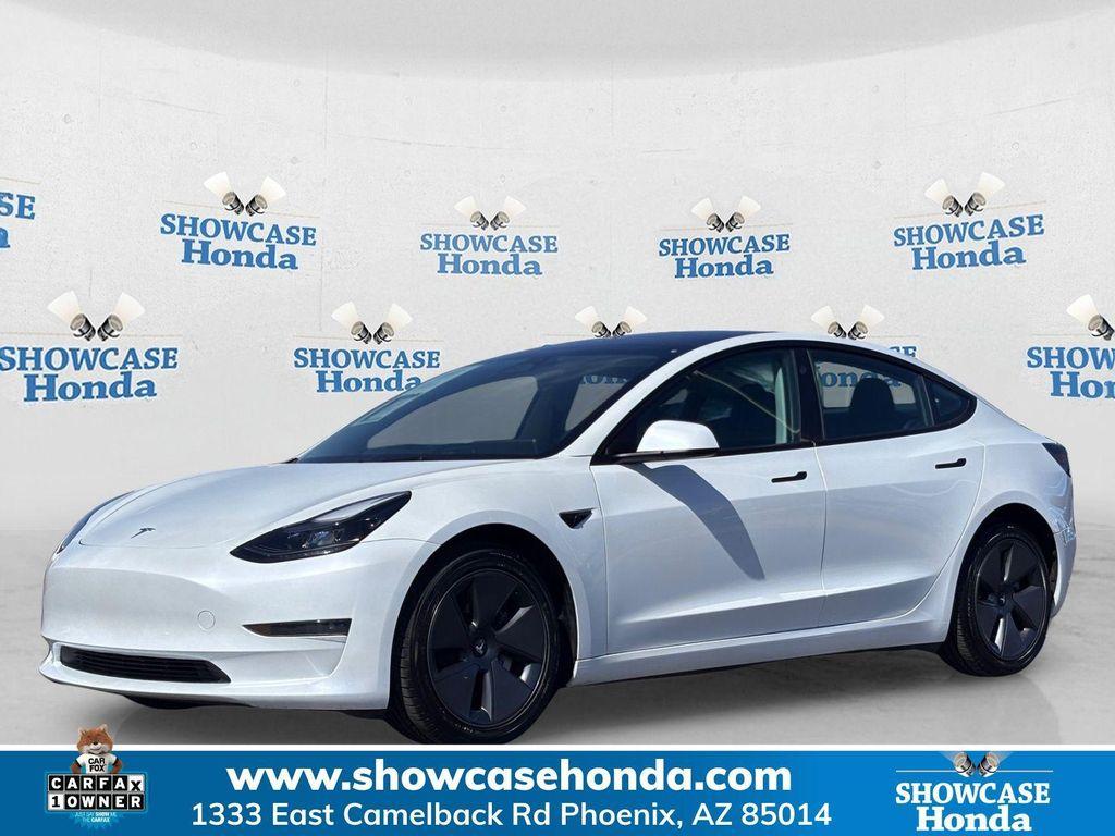 used 2023 Tesla Model 3 car, priced at $28,900