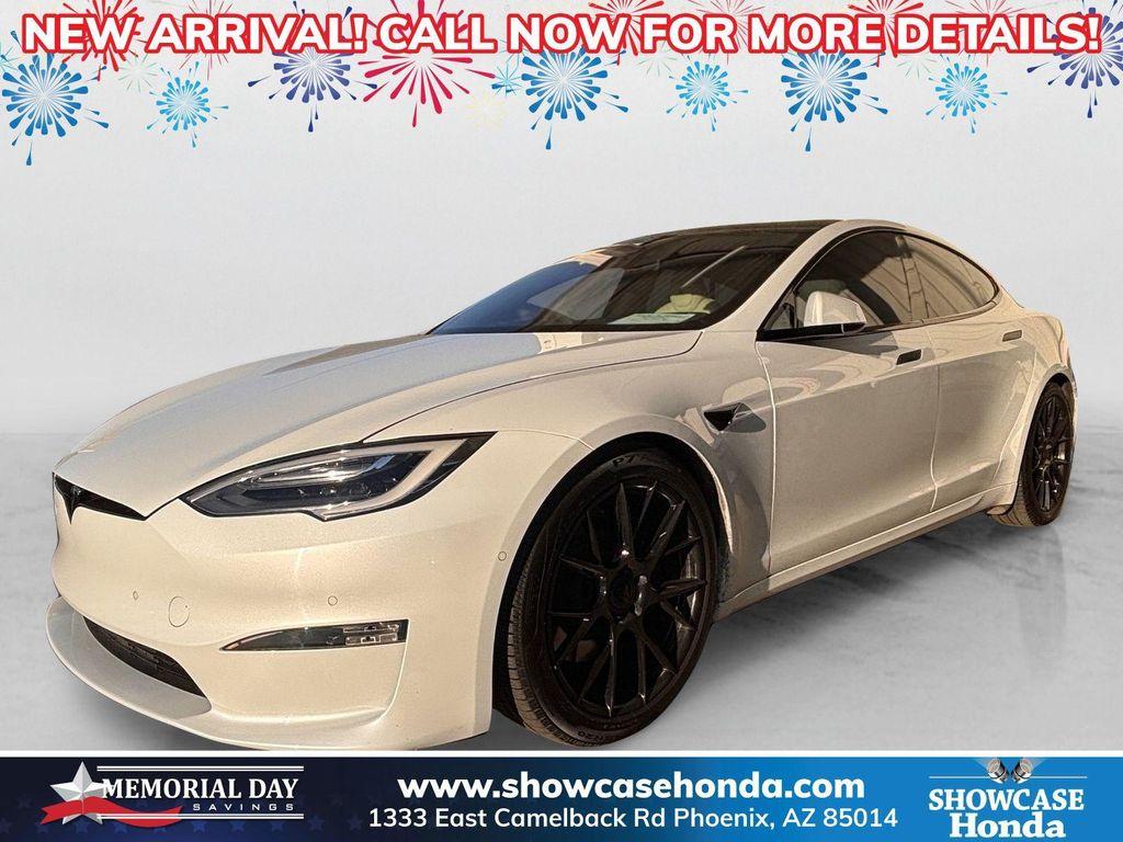 used 2021 Tesla Model S car, priced at $59,990
