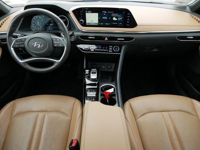 used 2021 Hyundai Sonata car, priced at $17,998