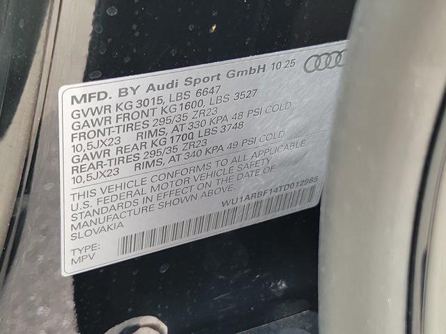 new 2026 Audi RS Q8 car, priced at $149,615