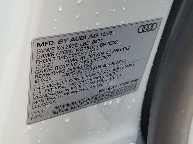 new 2026 Audi Q8 car, priced at $86,895