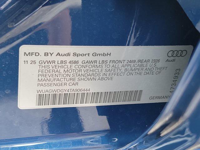 new 2026 Audi RS 3 car, priced at $74,830