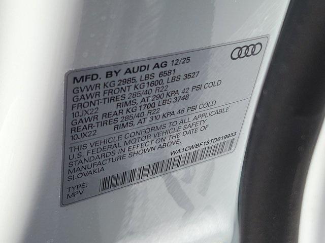 new 2026 Audi SQ8 car, priced at $124,500