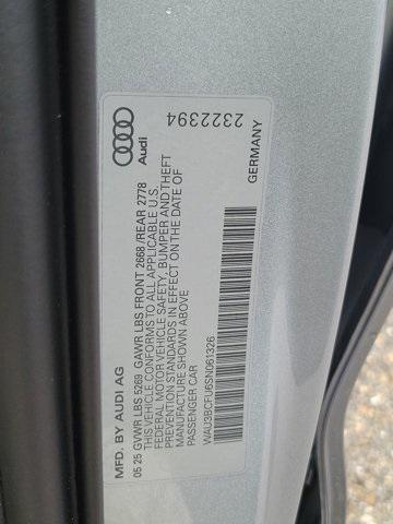 new 2025 Audi A5 car, priced at $58,675