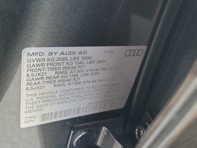 new 2025 Audi SQ5 car, priced at $73,965