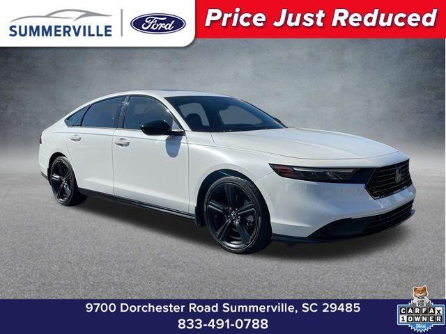 used 2023 Honda Accord Hybrid car, priced at $24,000