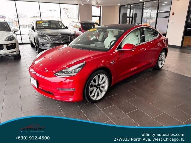 used 2018 Tesla Model 3 car, priced at $18,495