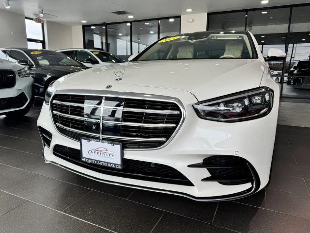 used 2022 Mercedes-Benz S-Class car, priced at $74,995
