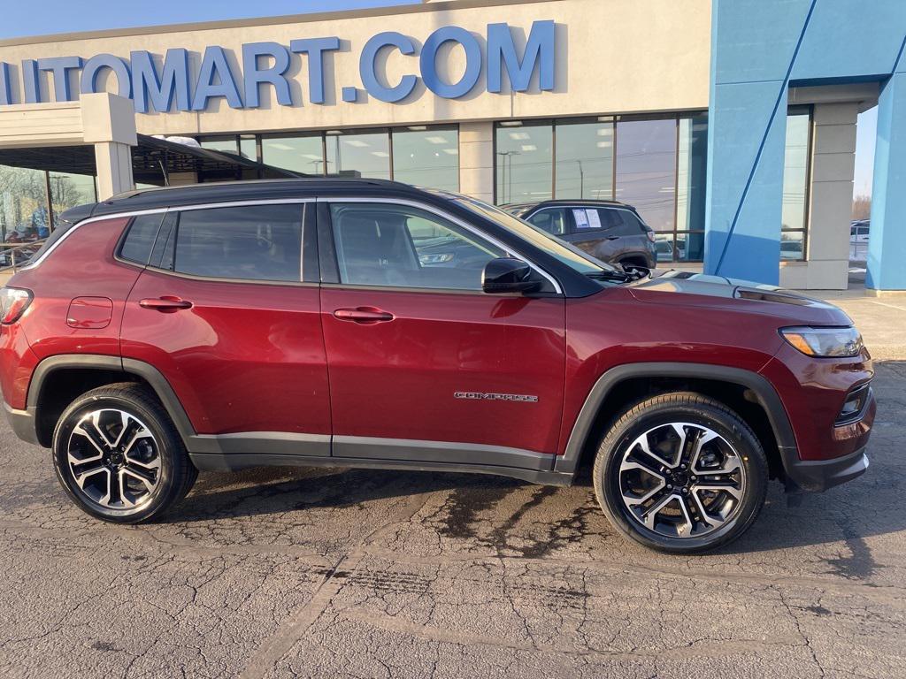 used 2022 Jeep Compass car, priced at $23,616