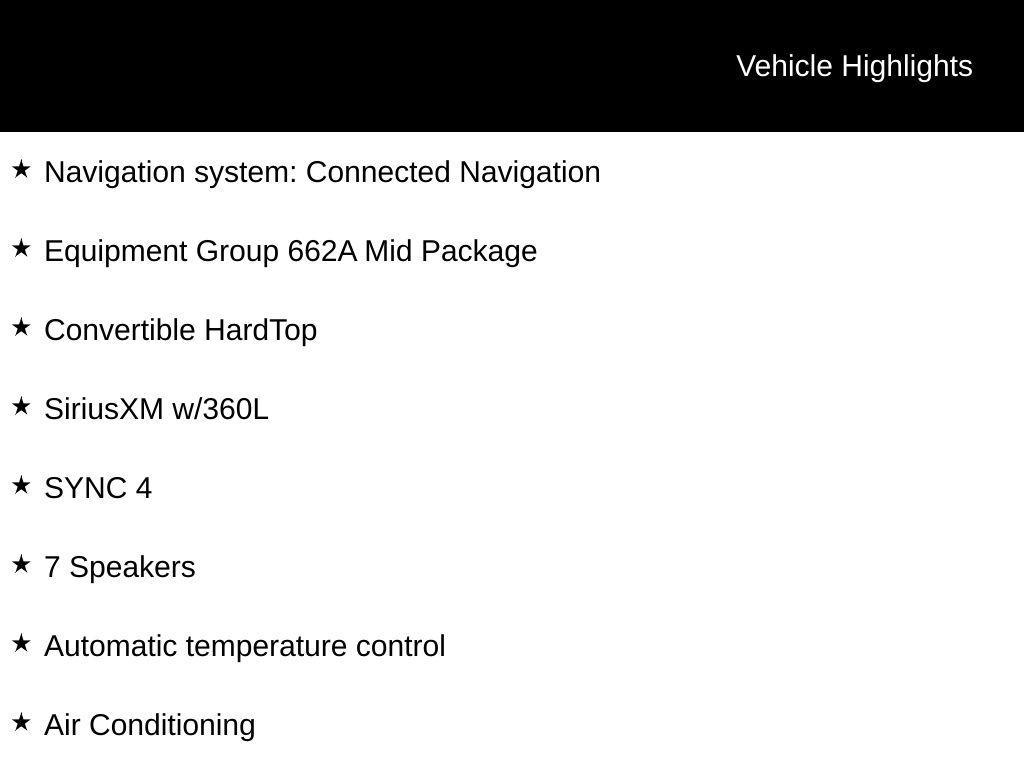 new 2025 Ford Bronco car, priced at $51,817