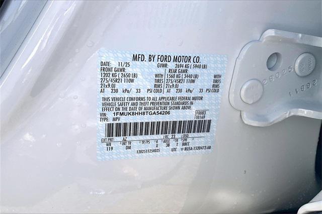 new 2026 Ford Explorer car, priced at $55,945