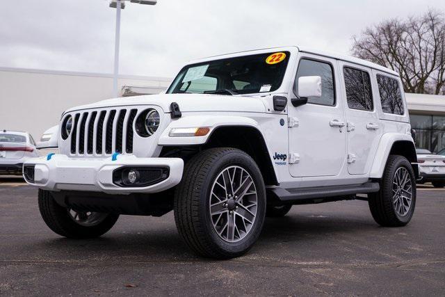 used 2022 Jeep Wrangler Unlimited 4xe car, priced at $34,531