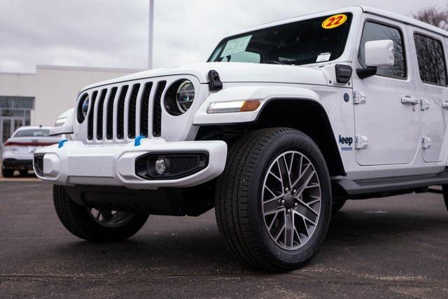 used 2022 Jeep Wrangler Unlimited 4xe car, priced at $34,531