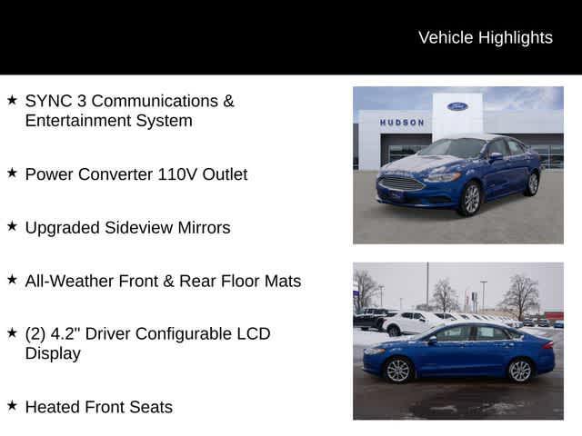 used 2017 Ford Fusion Hybrid car, priced at $8,488