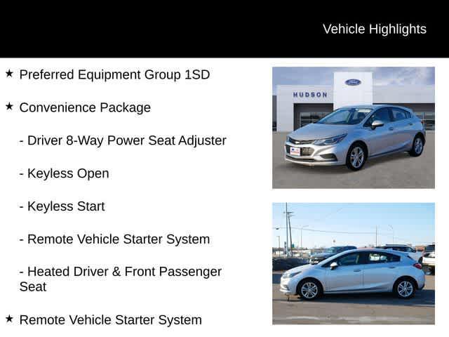 used 2018 Chevrolet Cruze car, priced at $8,500