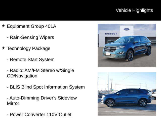 used 2016 Ford Edge car, priced at $14,998