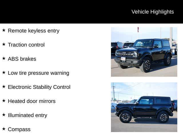 used 2023 Ford Bronco car, priced at $38,998