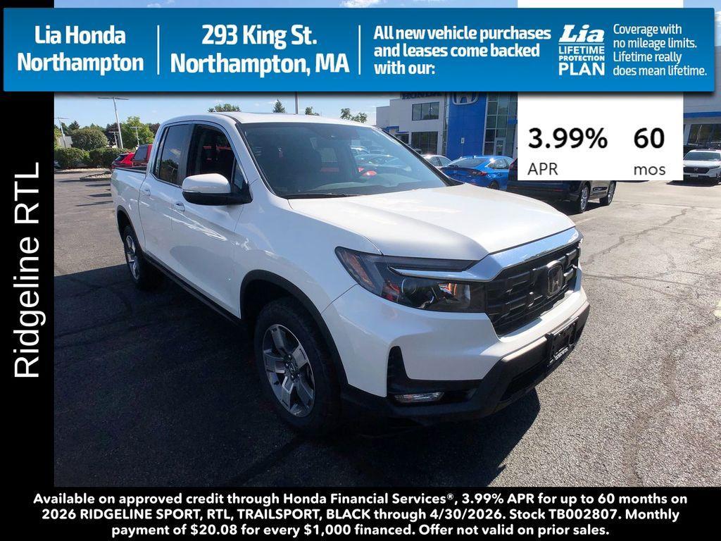 new 2026 Honda Ridgeline car, priced at $45,345
