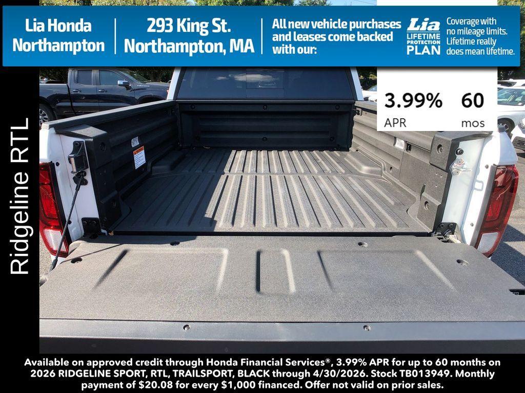 new 2026 Honda Ridgeline car, priced at $45,345