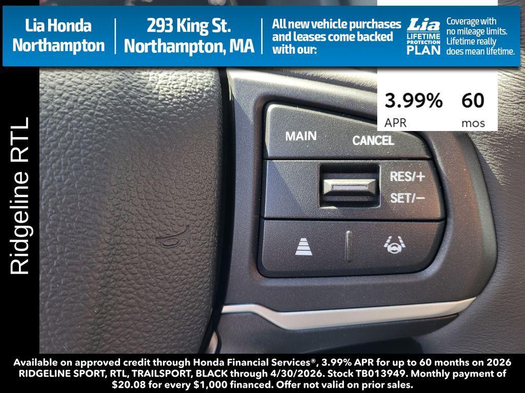 new 2026 Honda Ridgeline car, priced at $45,345