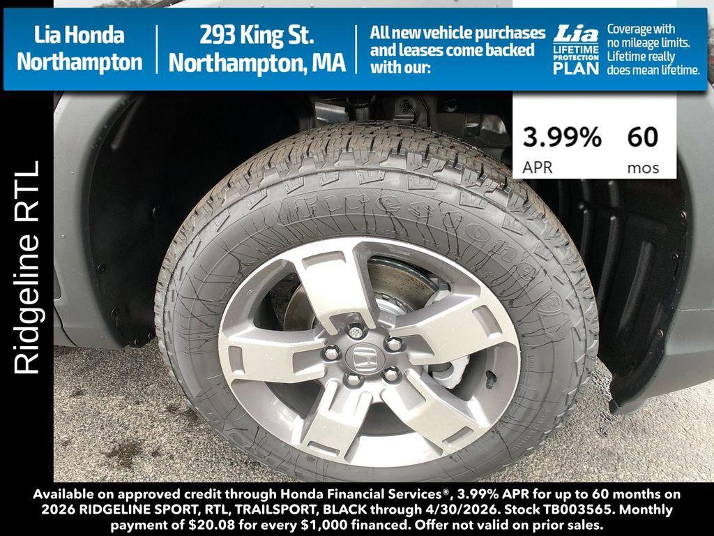 new 2026 Honda Ridgeline car, priced at $44,890