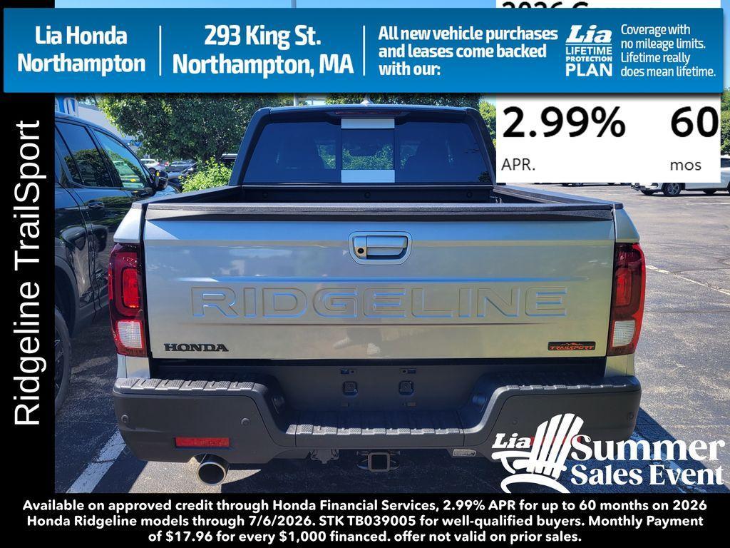new 2026 Honda Ridgeline car, priced at $48,194