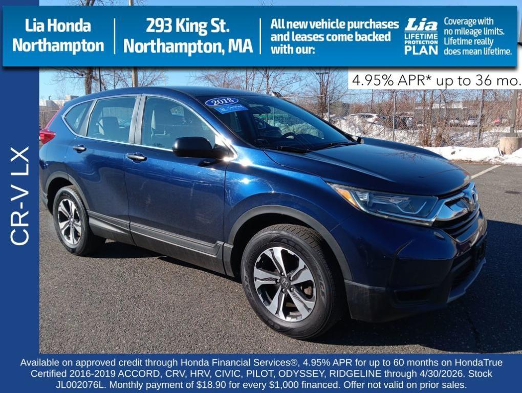 used 2018 Honda CR-V car, priced at $18,788