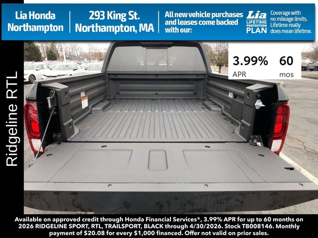 new 2026 Honda Ridgeline car, priced at $44,890