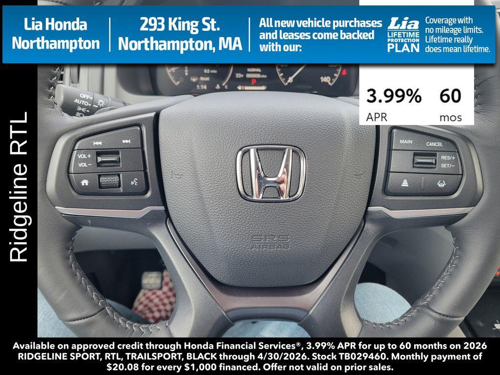 new 2026 Honda Ridgeline car, priced at $45,545