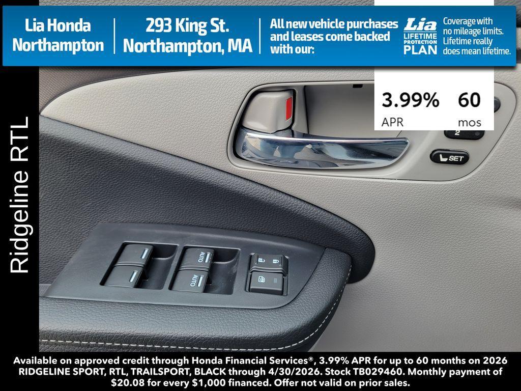 new 2026 Honda Ridgeline car, priced at $45,545