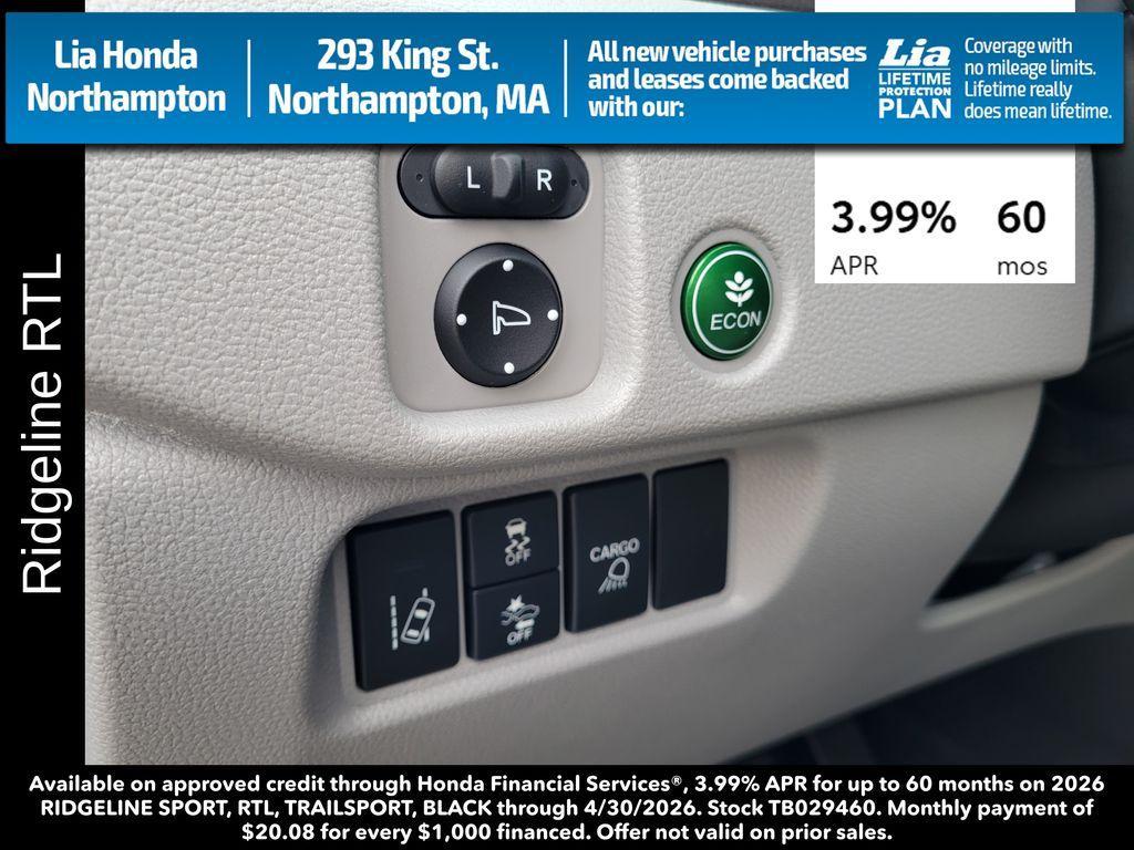 new 2026 Honda Ridgeline car, priced at $45,545