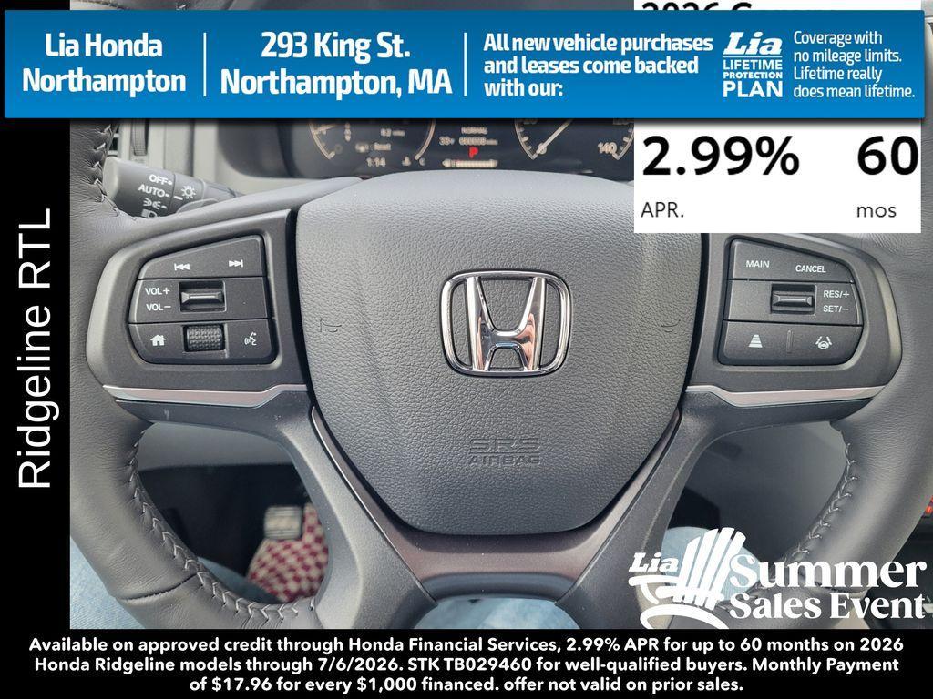 new 2026 Honda Ridgeline car, priced at $46,249