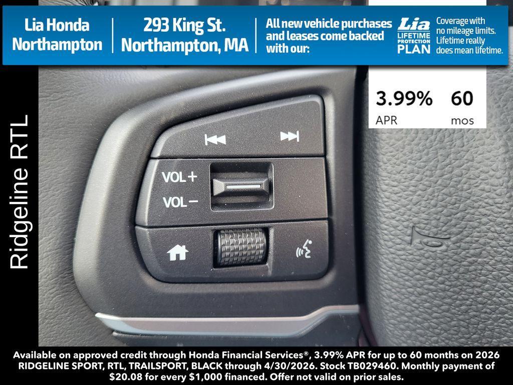 new 2026 Honda Ridgeline car, priced at $45,545