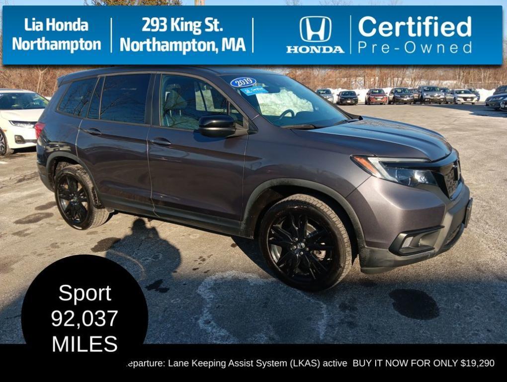 used 2019 Honda Passport car, priced at $19,290