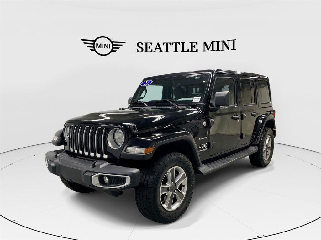 used 2021 Jeep Wrangler Unlimited car, priced at $22,989
