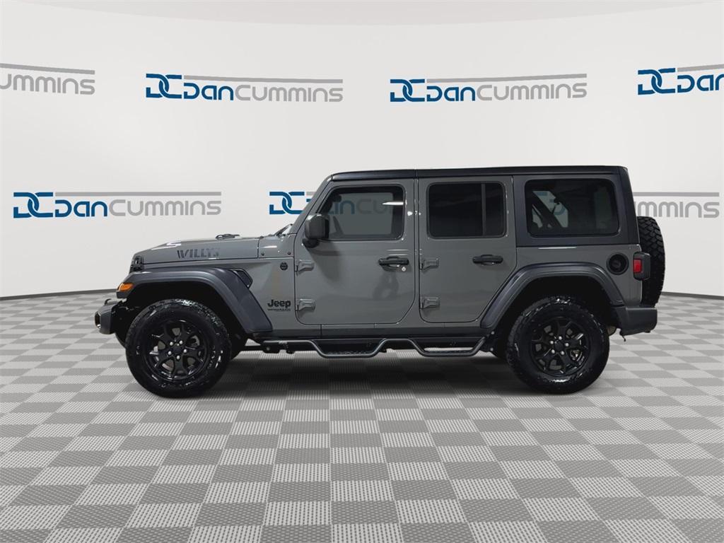 used 2021 Jeep Wrangler Unlimited car, priced at $27,480