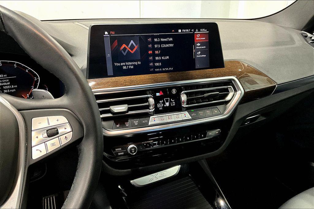 used 2023 BMW X3 car, priced at $29,500