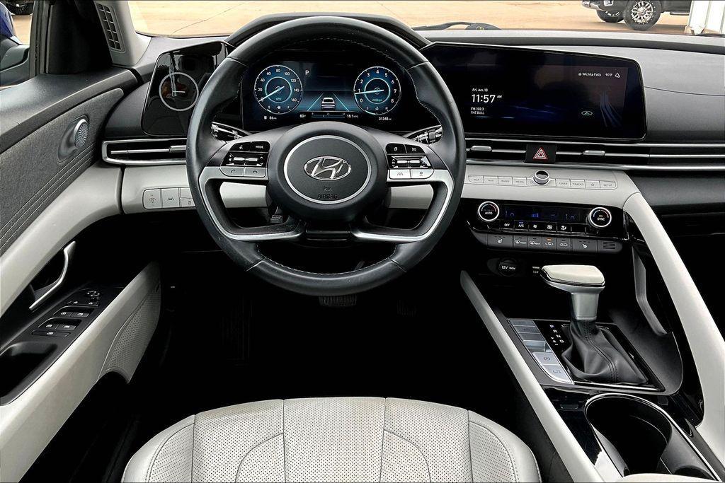 used 2023 Hyundai Elantra car, priced at $21,000