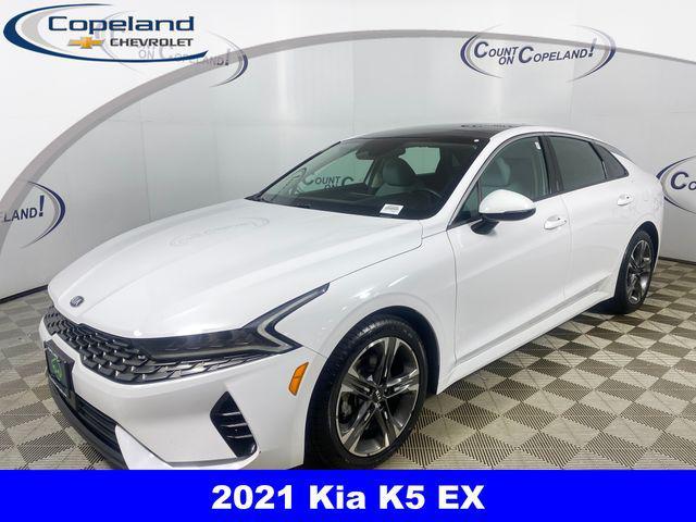 used 2021 Kia K5 car, priced at $18,838