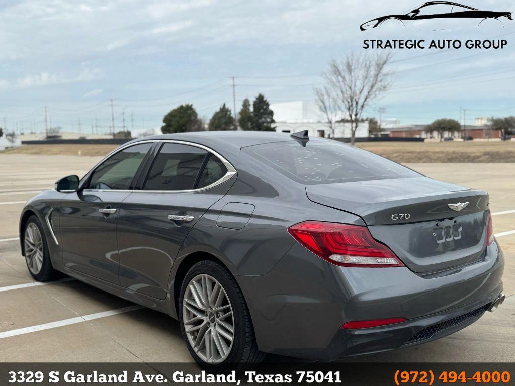 used 2021 Genesis G70 car, priced at $17,999