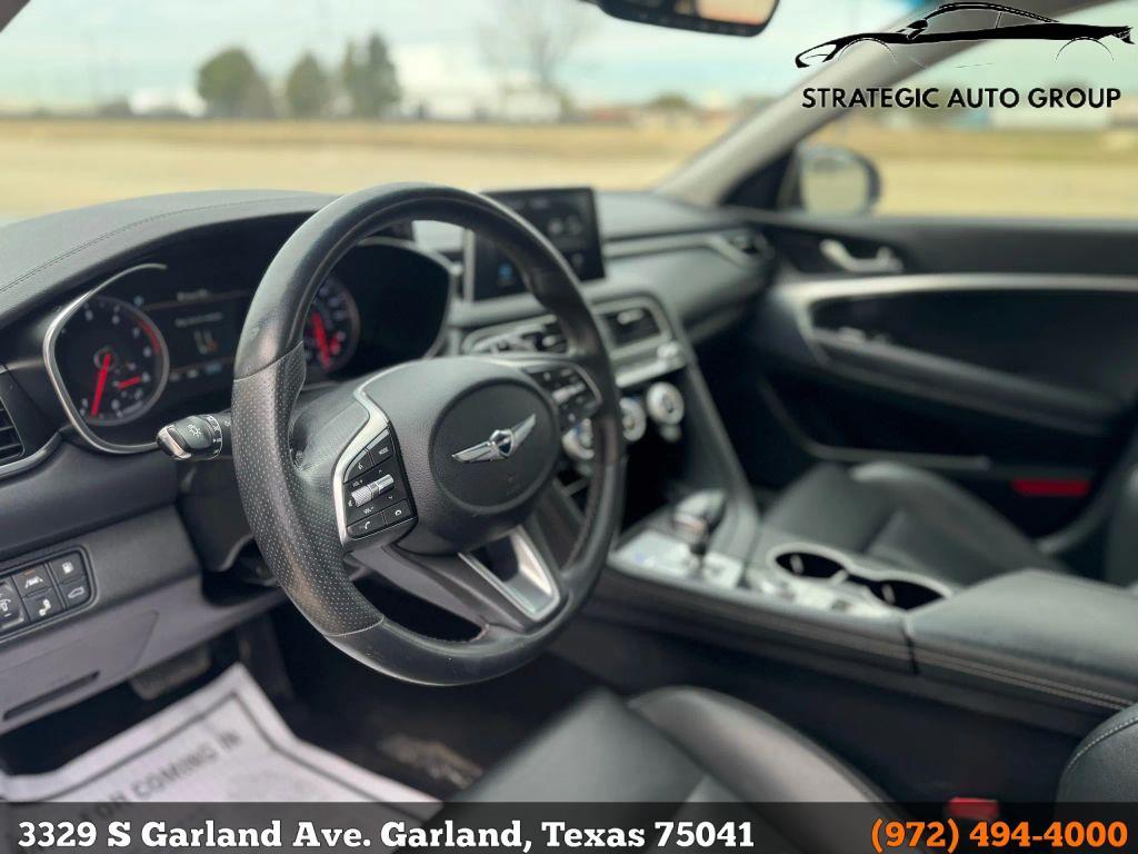 used 2021 Genesis G70 car, priced at $17,999