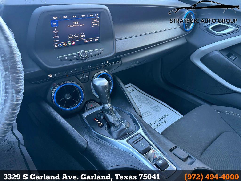 used 2021 Chevrolet Camaro car, priced at $16,199