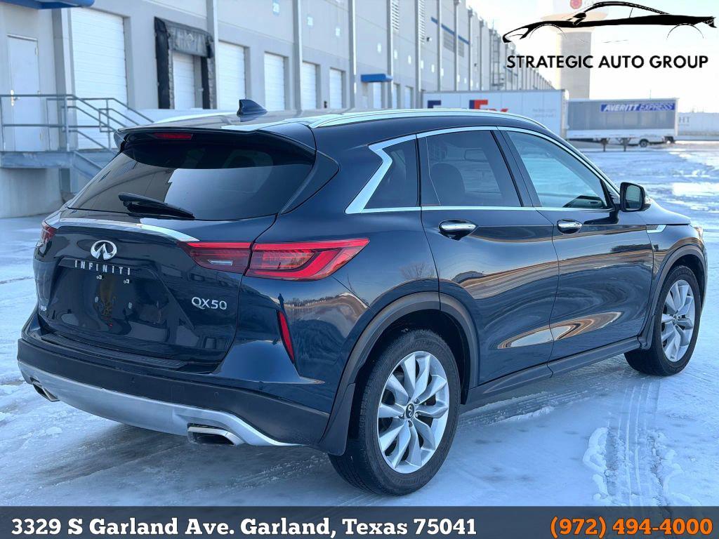 used 2022 INFINITI QX50 car, priced at $20,199