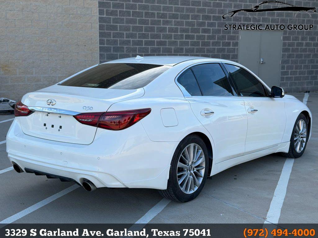 used 2022 INFINITI Q50 car, priced at $16,499