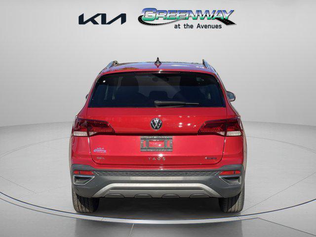 used 2023 Volkswagen Taos car, priced at $21,612